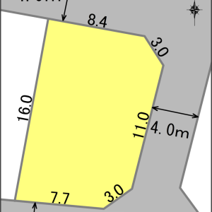 岐阜市鷺山中洙地区　保留地No.29