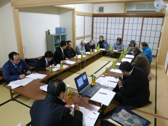 関市平賀第二地区　第17回役員会の写真1