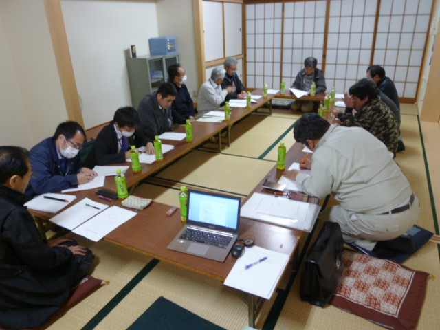 関市平賀第二地区　第１９回理事会の写真1
