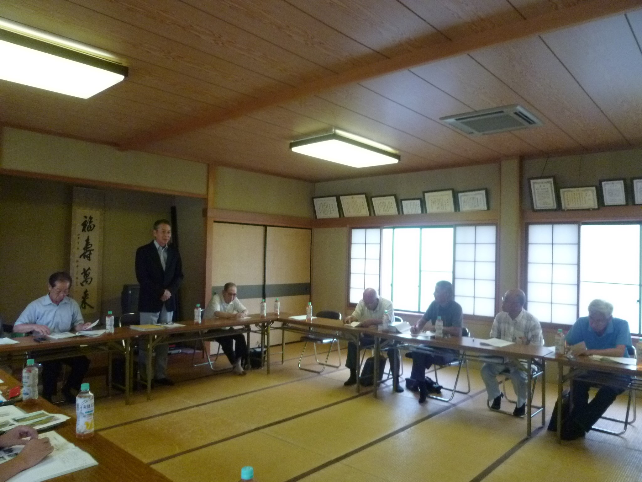 羽島市平方第二地区　第22回理事会の写真1