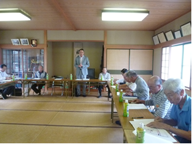 羽島市平方第二地区　第23回理事会の写真1