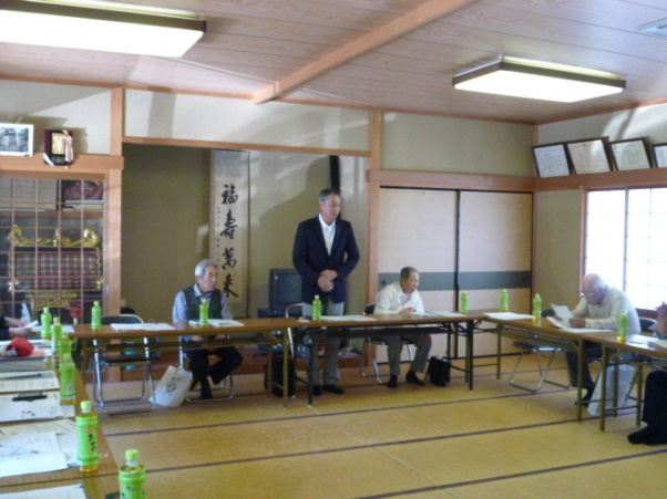 羽島市平方第二地区　第32回理事会の写真1