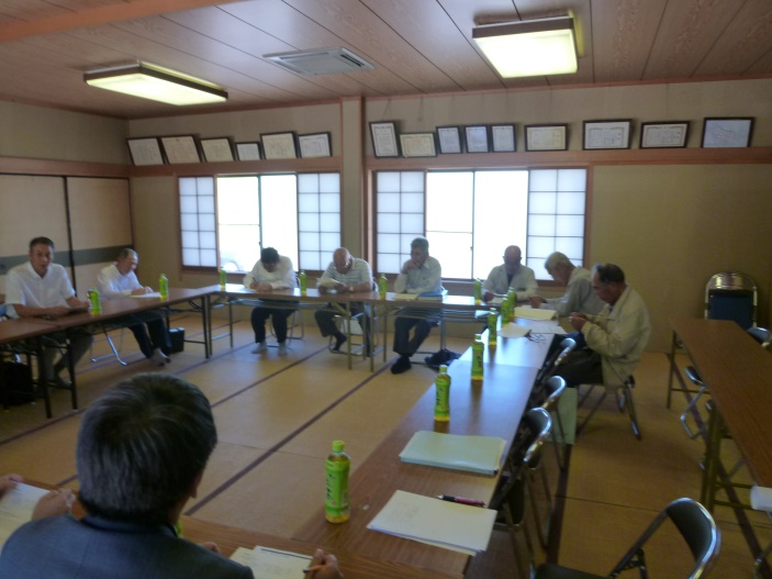 羽島市平方第二地区　第33回理事会の写真1