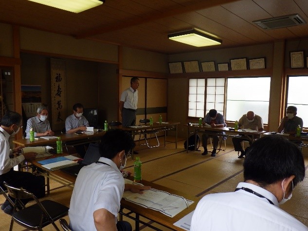 羽島市平方第二地区　第54回理事会の写真1