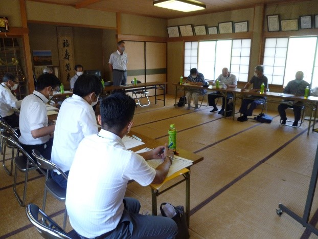 羽島市平方第二地区　第55回理事会の写真1