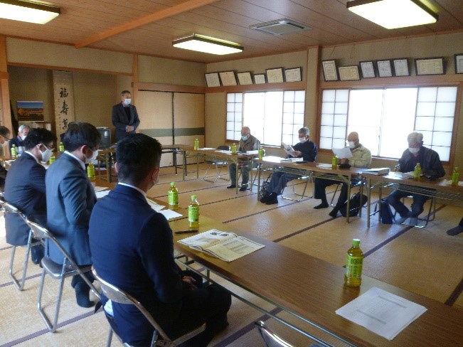 羽島市平方第二地区　第60回理事会の写真1