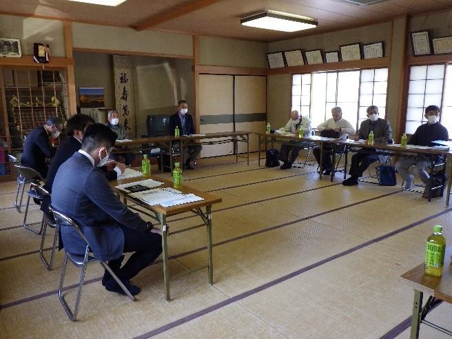 羽島市平方第二地区　第64回理事会の写真1