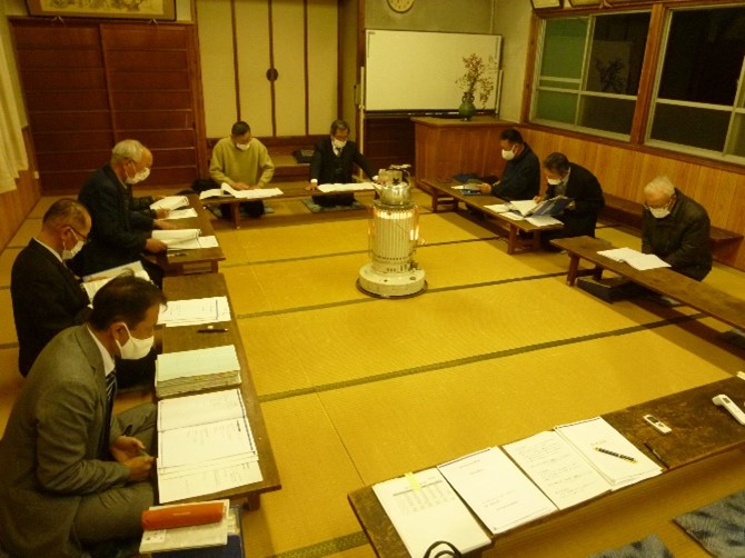 神戸町西座倉地区　第５回理事会の写真1