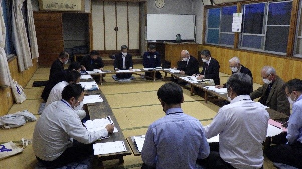 神戸町西座倉地区　第７回理事会の写真1