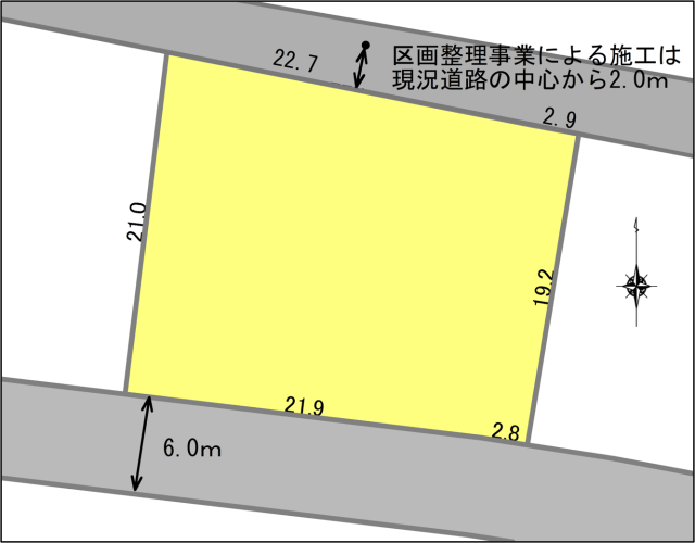 岐阜市鷺山中洙地区　保留地No.24写真1