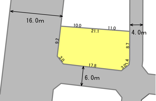 岐阜市鷺山中洙地区　保留地No.12写真1