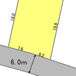 岐阜市鷺山中洙地区　保留地No.21