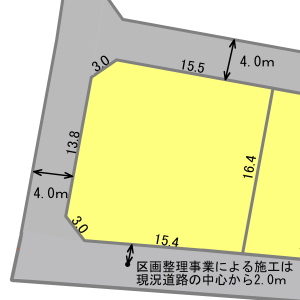 岐阜市鷺山中洙地区　保留地No.29-1