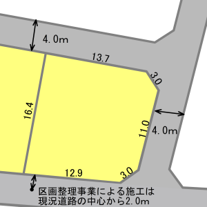 岐阜市鷺山中洙地区　保留地No.29-2